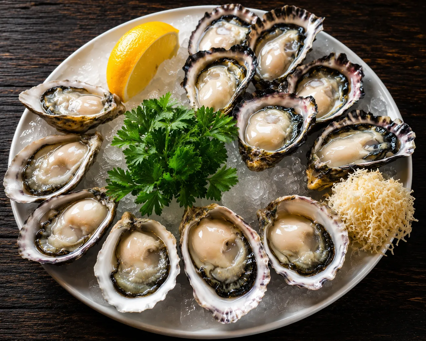 Freshly shucked oysters served at Ocean Bites downtown Winnipeg