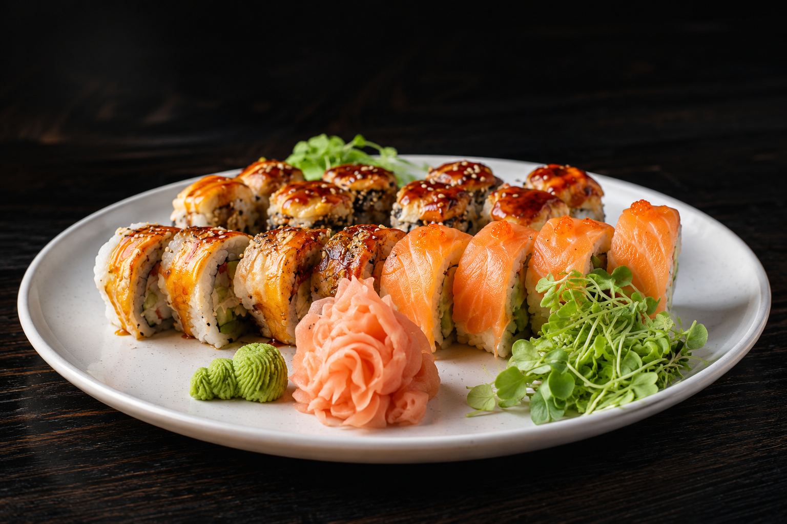 Hand-crafted sushi at Ocean Bites — fresh Japanese cuisine in downtown Winnipeg's Exchange District